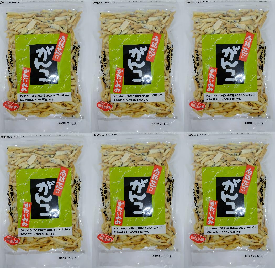 Amazon.co.jp: 巌手屋 南部せんべいのみみ がんこみみ 6袋セット